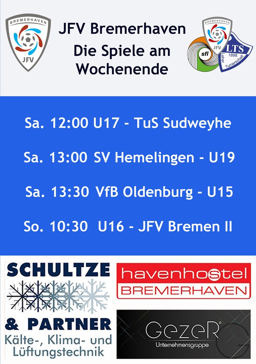 Drei Punktspiele, ein Testspiel – U15 mit Derby in Oldenburg 