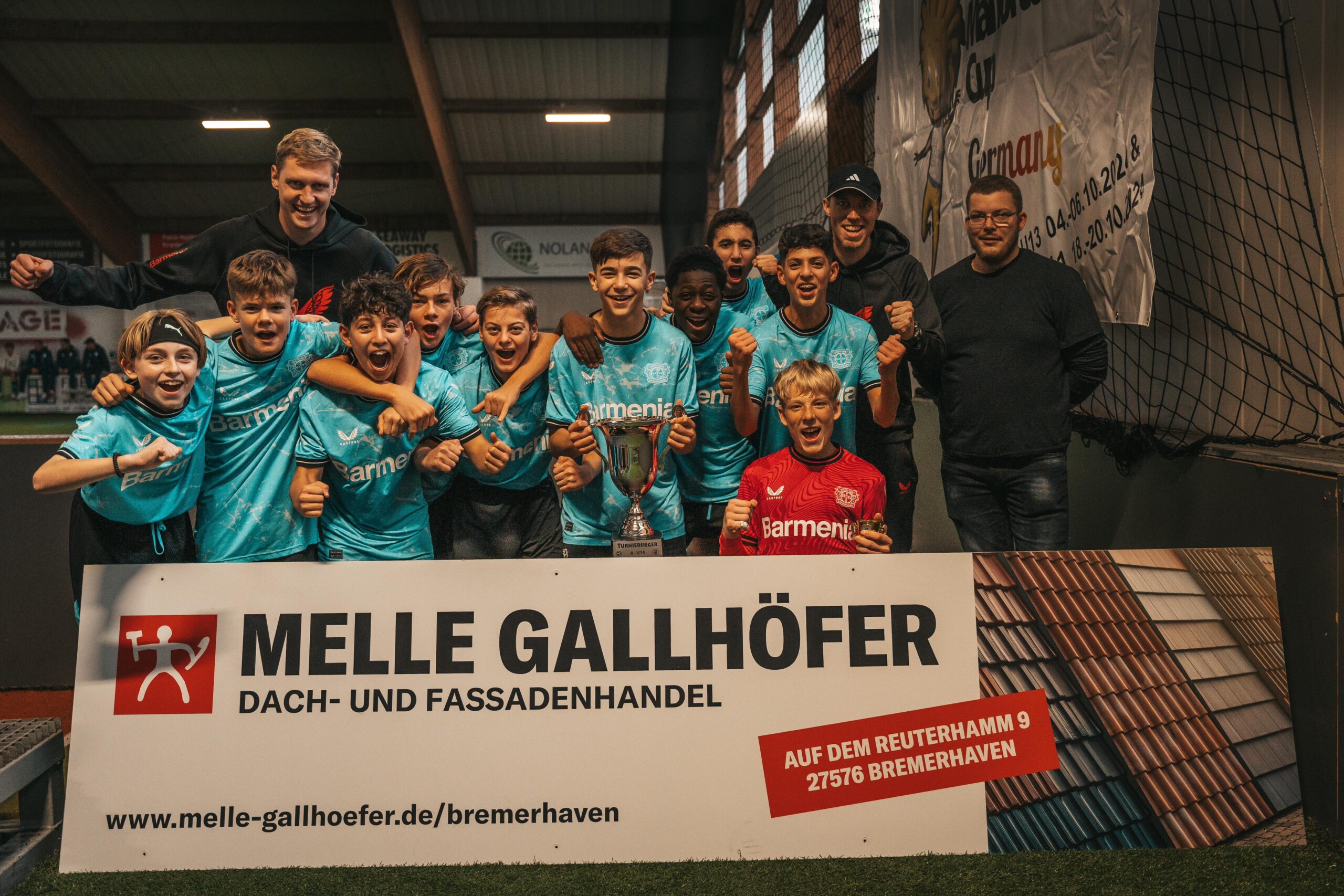 8. U14 Melle Gallhöfer Cup – Bayer 04 Leverkusen triumphiert